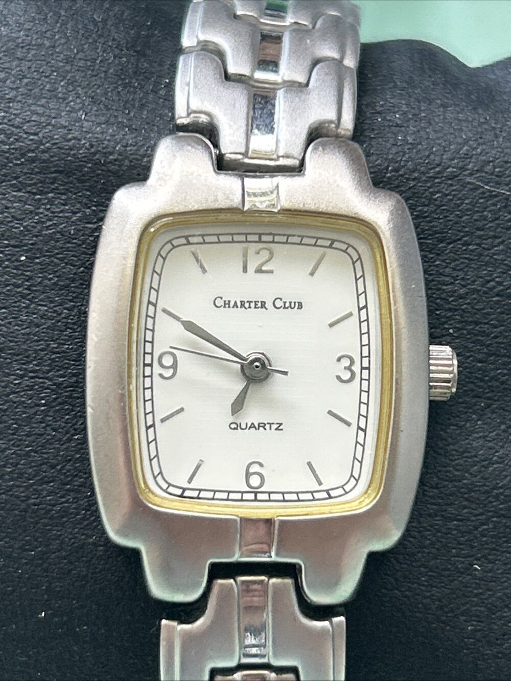 Charter Club Silver Tone White Dial Women’s Quartz Watch